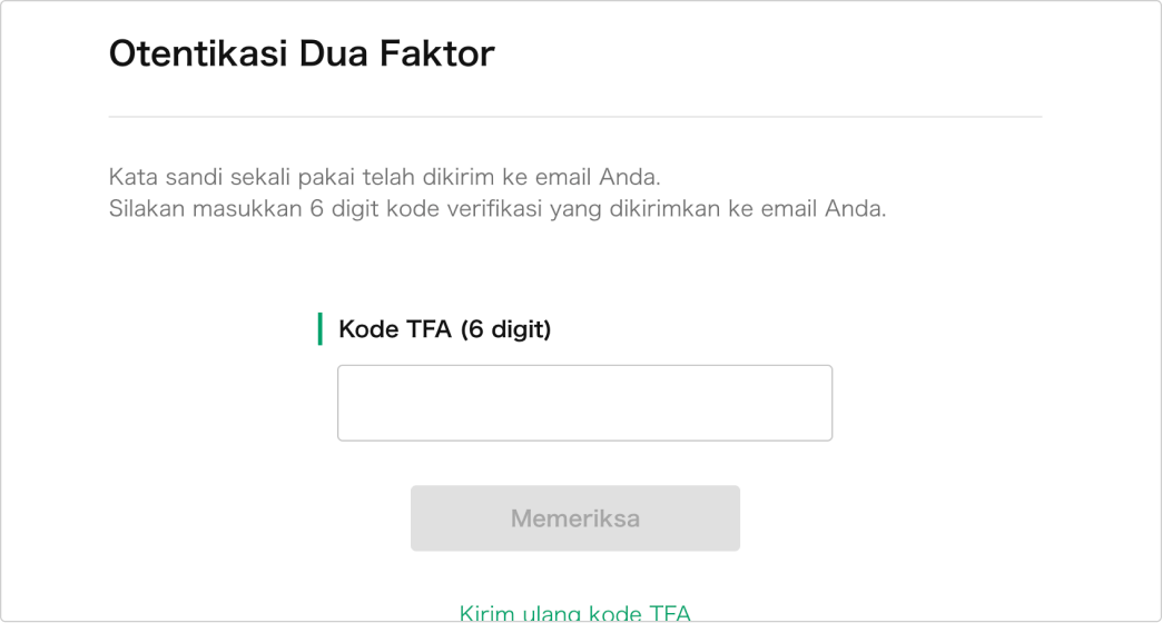 Autentikasi Dua Faktor