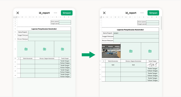 Persingkat waktu Anda untuk membuat dan memeriksa laporan di tempat