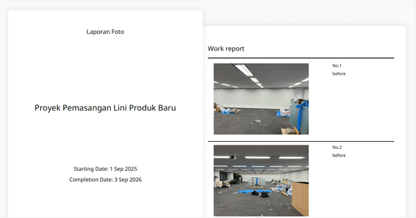 Laporan foto dan dokumentasi konstruksi outer wall dengan jadwal proyek 9-26 November 2023.