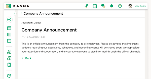 Keep information up to date with real-time updates