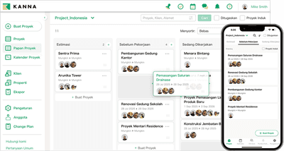 Manajemen Proyek Terpusat