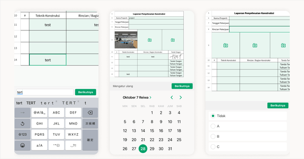 Mengurangi kelalaian dan kesalahan dengan membuat formulir di tempat