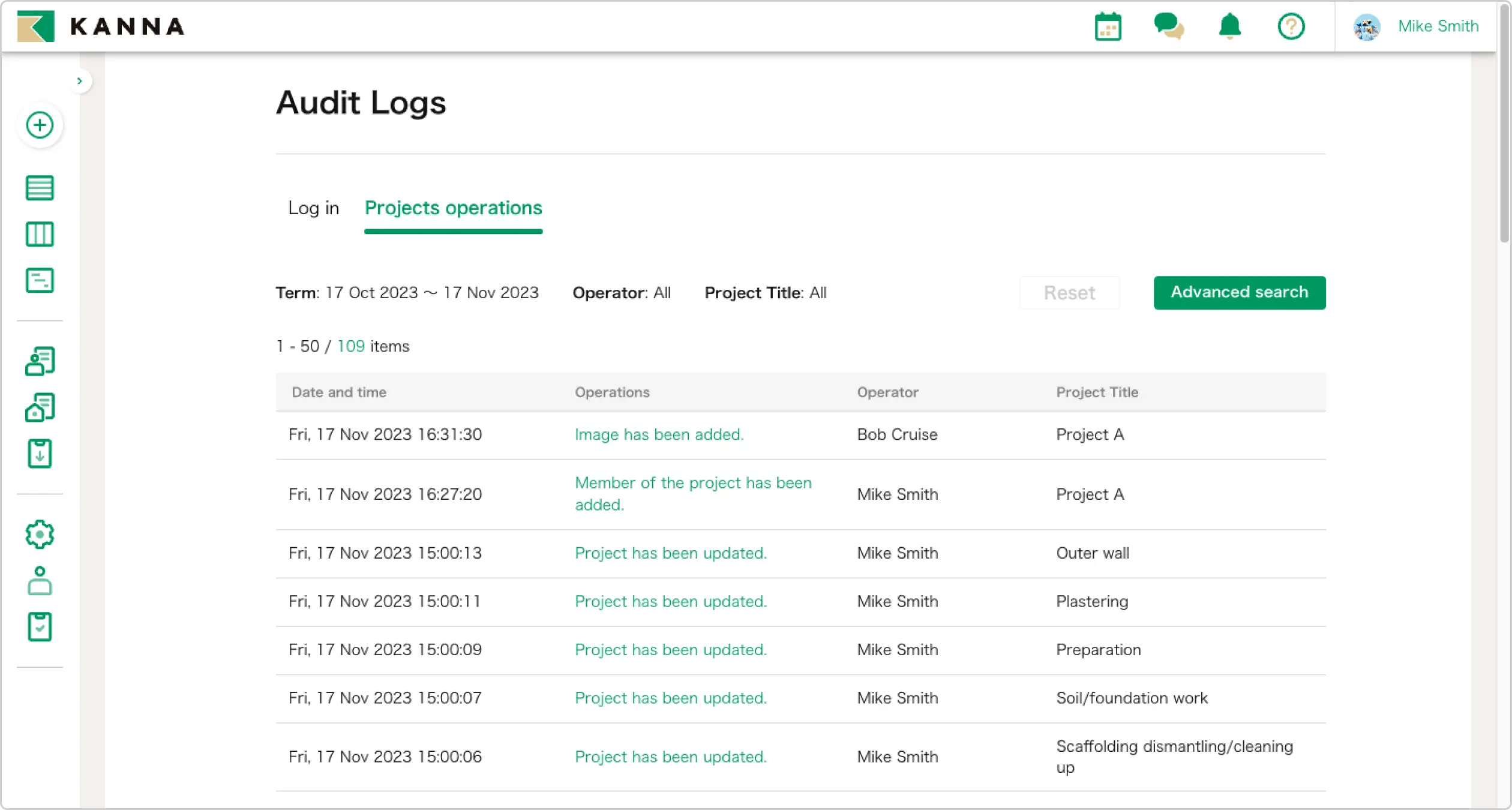 Audit Logs