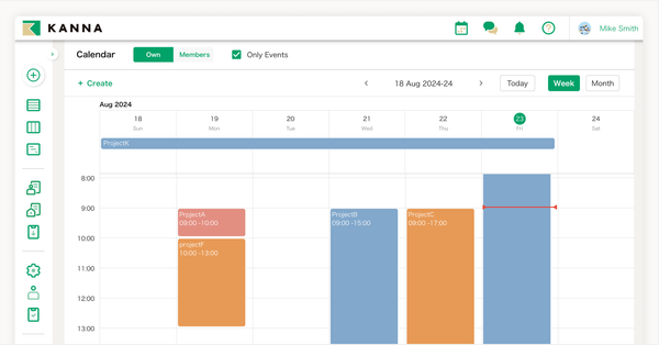 Bagikan jadwal Anda dengan orang lain menggunakan kalender